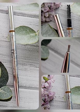 Ультратонкий олівець для брів diorshow brow styler1 фото