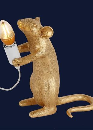 Настольная лампа мышка 909vxl8065a gd