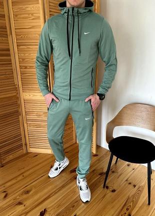 Спортивний костюм в стилі найк nike чоловічий комплект зіп худі кофта і штани осінній