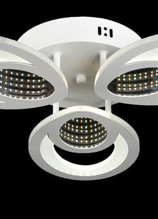 Стельова люстра для спальні lk39752/3 led (wt)