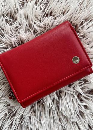 Женский кошелек balisa кожаный красный маленький, бумажник женский кожа,портмоне женское1 фото