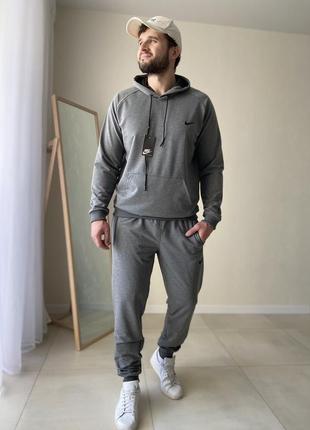 Cпортивний костюм nike весна антрацит/графіт m l xl 2xl 3xl