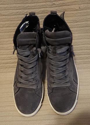 Отличные серые замшевые сникерсы kennel & schmenger германия 5 1/2 р.