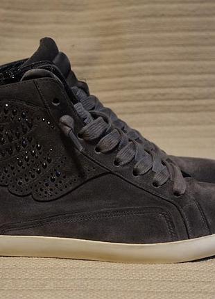 Отличные серые замшевые сникерсы kennel & schmenger германия 5 1/2 р.