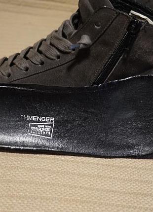 Отличные серые замшевые сникерсы kennel & schmenger германия 5 1/2 р.