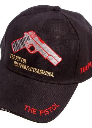 Бейсболка тактическая размер регулируемый the pistol ty-0364 черный