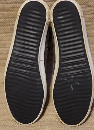 Отличные серые замшевые сникерсы kennel & schmenger германия 5 1/2 р.