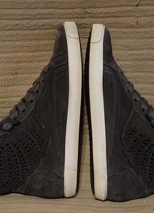 Отличные серые замшевые сникерсы kennel & schmenger германия 5 1/2 р.