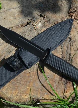 Охотничий нож финка 7, с тканевым чехлом в комплекте и отверстием под темляк2 фото