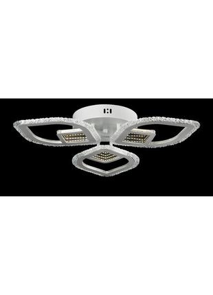 Стельова люстра для спальні lk39750/3 led (wt)