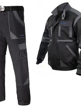 Комплект робочий ( напівкомбінезон, штани та куртка) procotton 46-62р7 фото