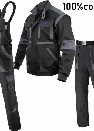 Комплект робочий ( напівкомбінезон, штани та куртка) procotton 46-62р1 фото