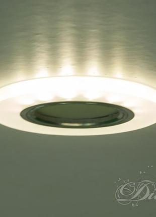 Акриловый точечный светильник со встроенной led подсветкой 7870r1 фото