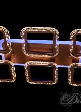 Потолочная светодиодная люстра с диммером qx2517/6s cf led 3color dimmer