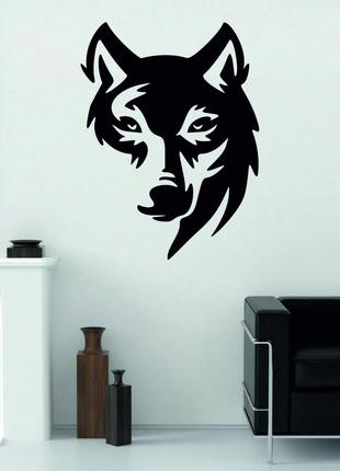 Декоративне нестінне панно  «вовк» , декор на стіну2 фото