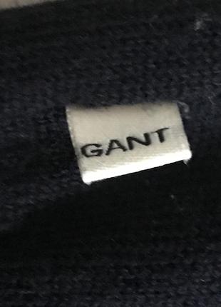 Пуловер чоловічий шерстяний модний стильний дорогий бренд gant розмір s/m2 фото