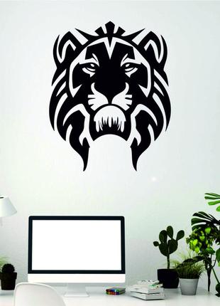 Декоративне настінне панно «лев» декор на стіну5 фото