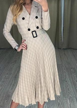 Платье плиссе 3
