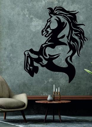 Декоративне настінне панно «кінь», декор на стіну4 фото