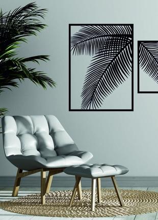 Декоративне настінне панно «пальма» декор на стіну
