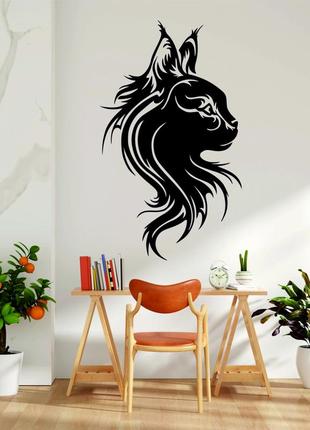 Декоративне настінне панно «кіт»  декор на стіну