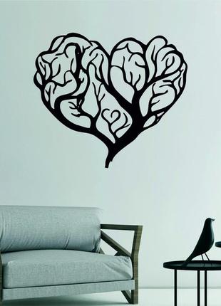 Декоративное настенное панно «дерево сердце» декор на стену4 фото