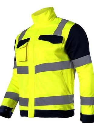 Куртка soft shell сигнальна - жовтий, xl (54)