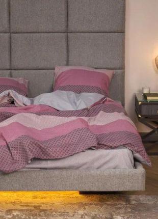 Комплект постільної білизни №21156 тм вілюта, двоспальний комплект, ранфорс 100%