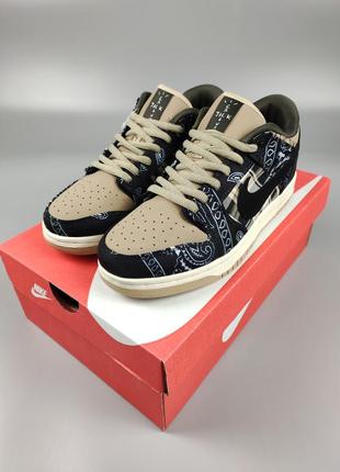 Кроссовки nike sb low dunk x travis scott5 фото