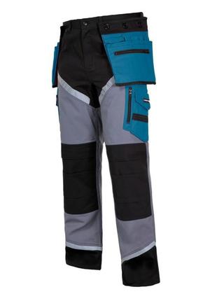 Штани захисні - сіро-синій, s (48)