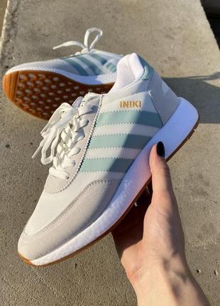 Кроссовки женские adidas iniki beige mint адидас иники10 фото