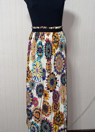 Платье сарафан цветочный принт