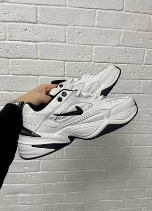 Чоловічі та жіночі кросівки nike m2k tekno white black