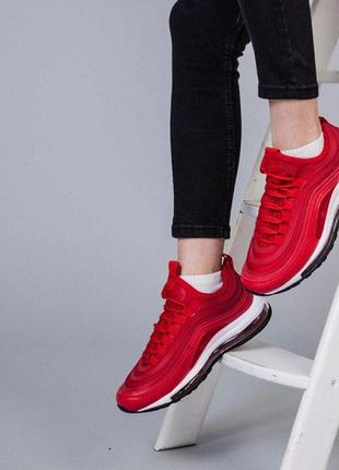 Мужские кроссовки  nike air max 97 red4 фото