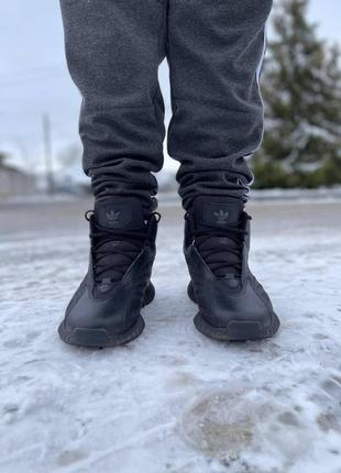 Мужские зимние кроссовки adidas yeezy boost 350 v2 winter black3 фото
