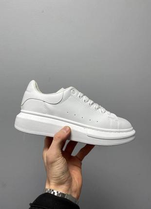 Жіночі кросівки alexander mcqueen low full white v2