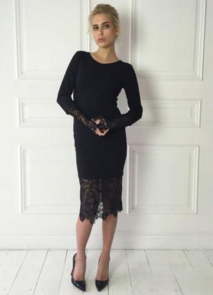 Платье с дорогим кружевом fashion fo you