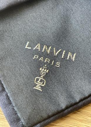 Шовковий галстук lanvin  вінтаж4 фото