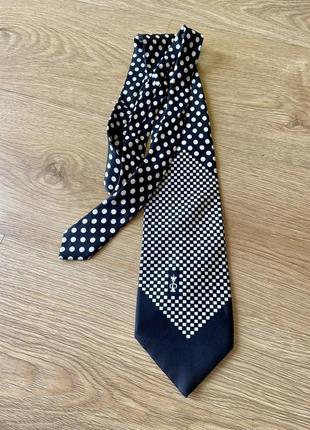 Шелковый галстук lanvin винтаж