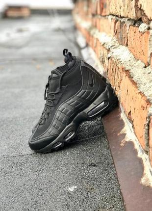 Мужские кроссовки  nike air max 95 sneakerboot black3 фото