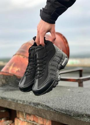 Мужские кроссовки  nike air max 95 sneakerboot black2 фото