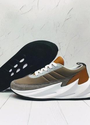 Мужские и женские кроссовки  adidas shark brown white