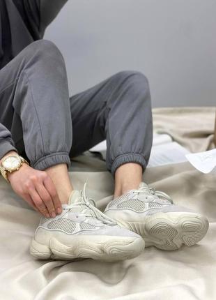 Женские зимние кроссовки adidas yeezy boost 500 stone