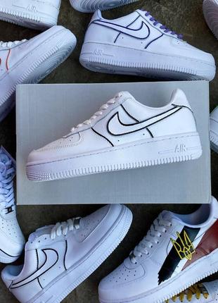 Чоловічі та жіночі кросівки  nike air force 1 low reflective