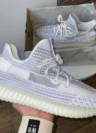 Мужские кроссовки  adidas yeezy boost 350 v2 static reflective5 фото