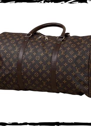 Сумка брендовая дорожная louis vuitton. сумка луи виттон. багажная, спортивная сумка lv, лв2 фото