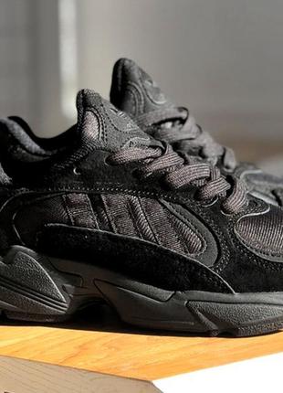 Мужские кроссовки  adidas yung-1 black1 фото