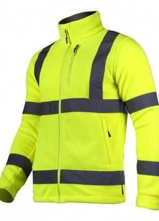 Куртка флісова сигнальна - жовтий, 3xl (60)1 фото