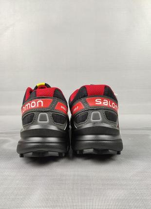 Чоловічі кросівки salomon speedcross grid black&red 41-454 фото