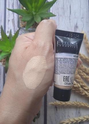 Тональный крем eveline selfie time foundation & concealer тон 09 ivory1 фото